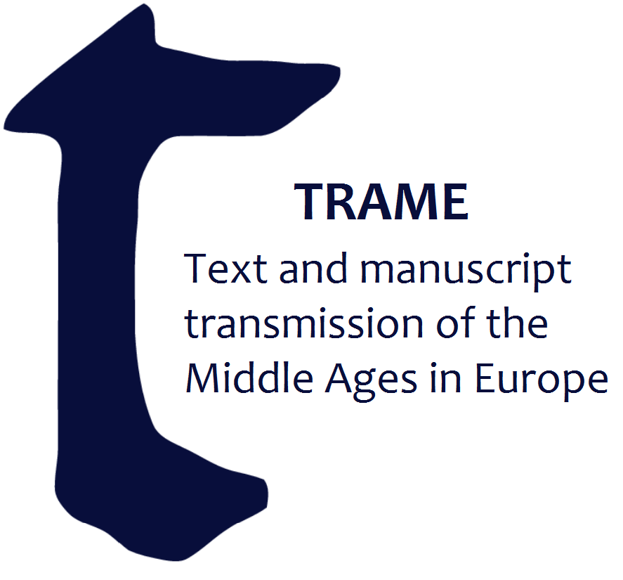 TRAME: text and manuscript transmission of the Middle Ages in Europe