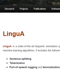 LinguA: Linguistic Annotation pipeline