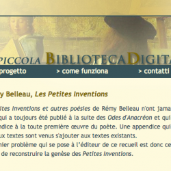 Piccola Biblioteca Digitale Romanza