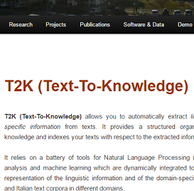T2K: Text-To-Knowledge